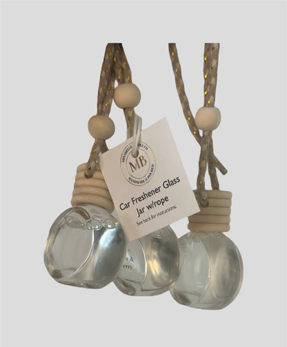 Car Freshener Glass Jar w/Rope image 12